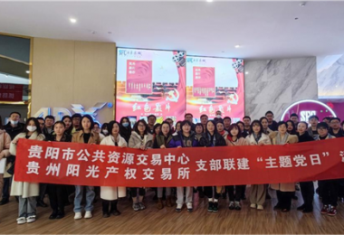 貴州陽光產權交易所聯合貴陽市公共資源交易中心開展“觀影憶史 愛國明志”主題黨日活動