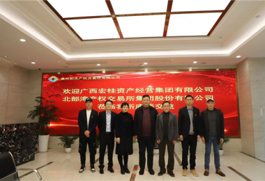 廣西宏桂資產經營集團有限公司  北部灣產權交易所集團股份有限公司到貴州陽光產權交易所座談