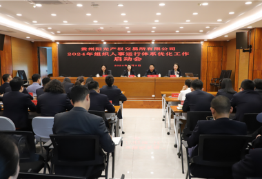 貴州陽光產(chǎn)權交易所有限公司召開組織人事運行體系優(yōu)化啟動會