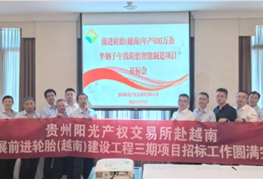 境外招標案例丨貴州陽光產權交易所圓滿完成前進輪胎(越南)工程招標工作